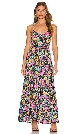 Butterfly Strappy Maxi Dress in Firefly | Revolve Clothing (Global)