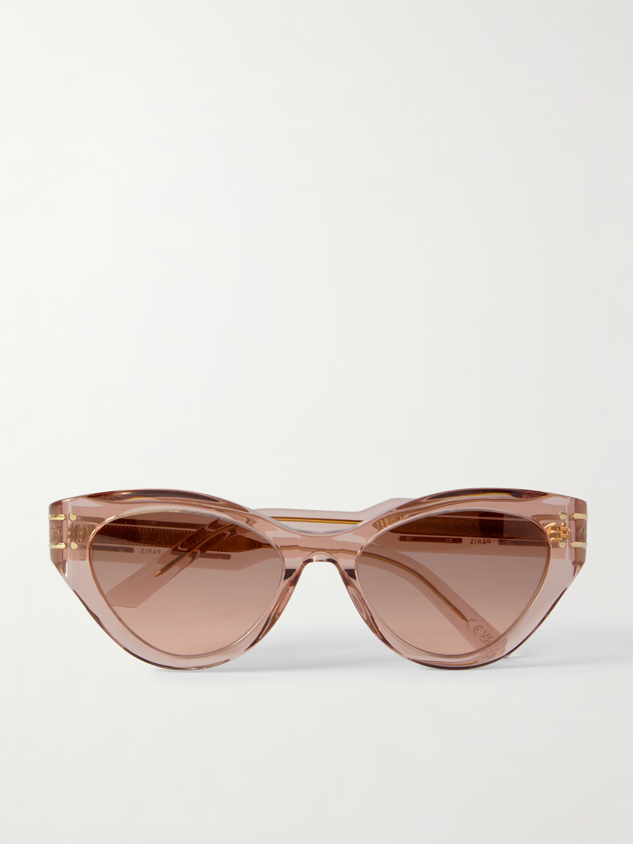 DIOR Eyewear - Diorsignature B71 Cat-eye Acetate Sunglasses - Pink | NET-A-PORTER (US)