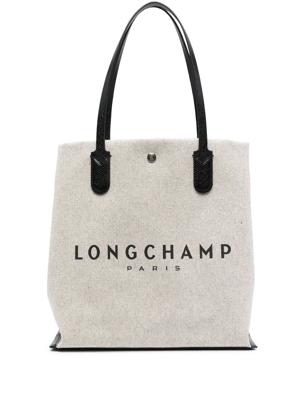 Longchamp logo-print Canvas Tote - Farfetch | Farfetch Global