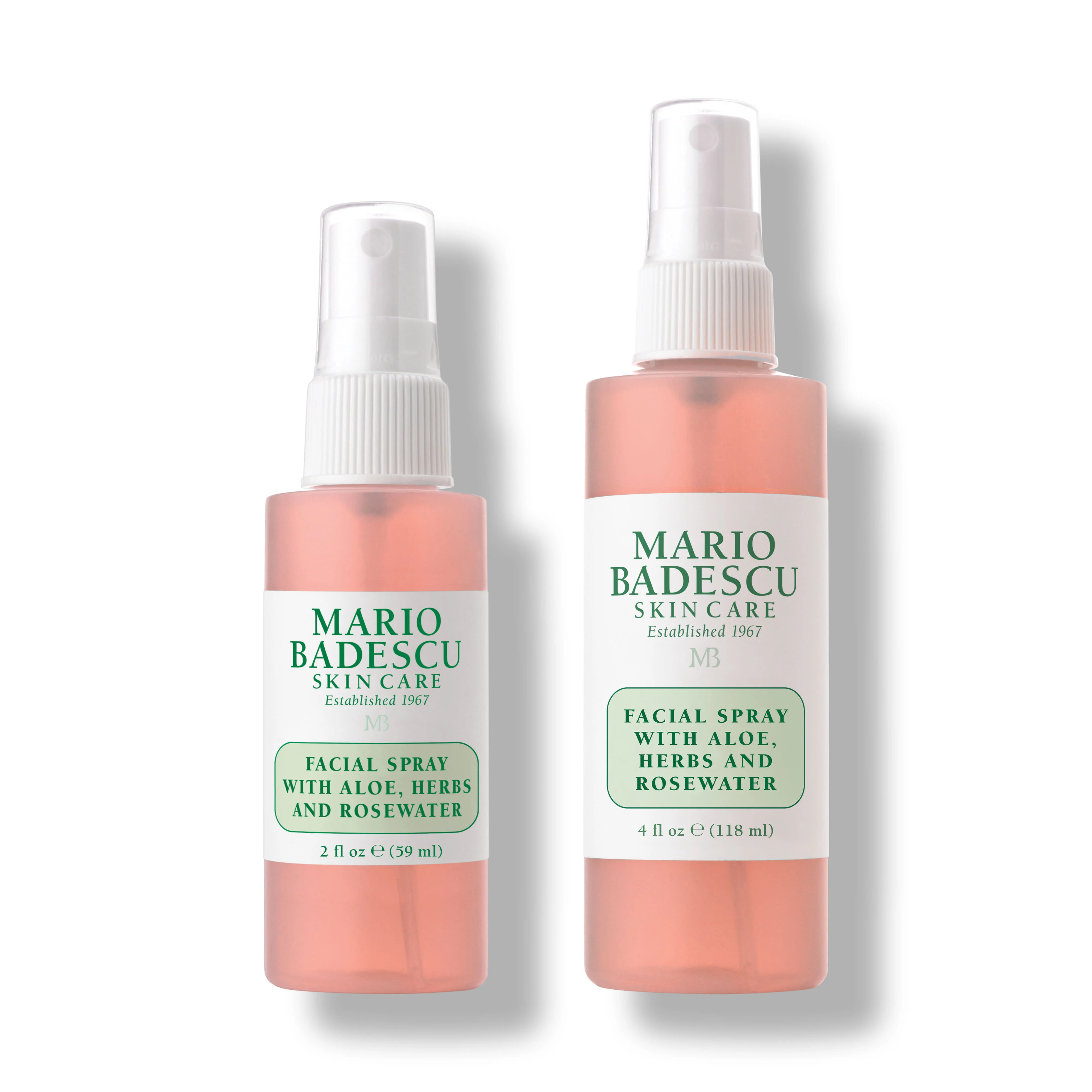 Facial Spray With Aloe, Herbs & Rosewater Duo 2 Oz & 4 Oz | Mario Badescu