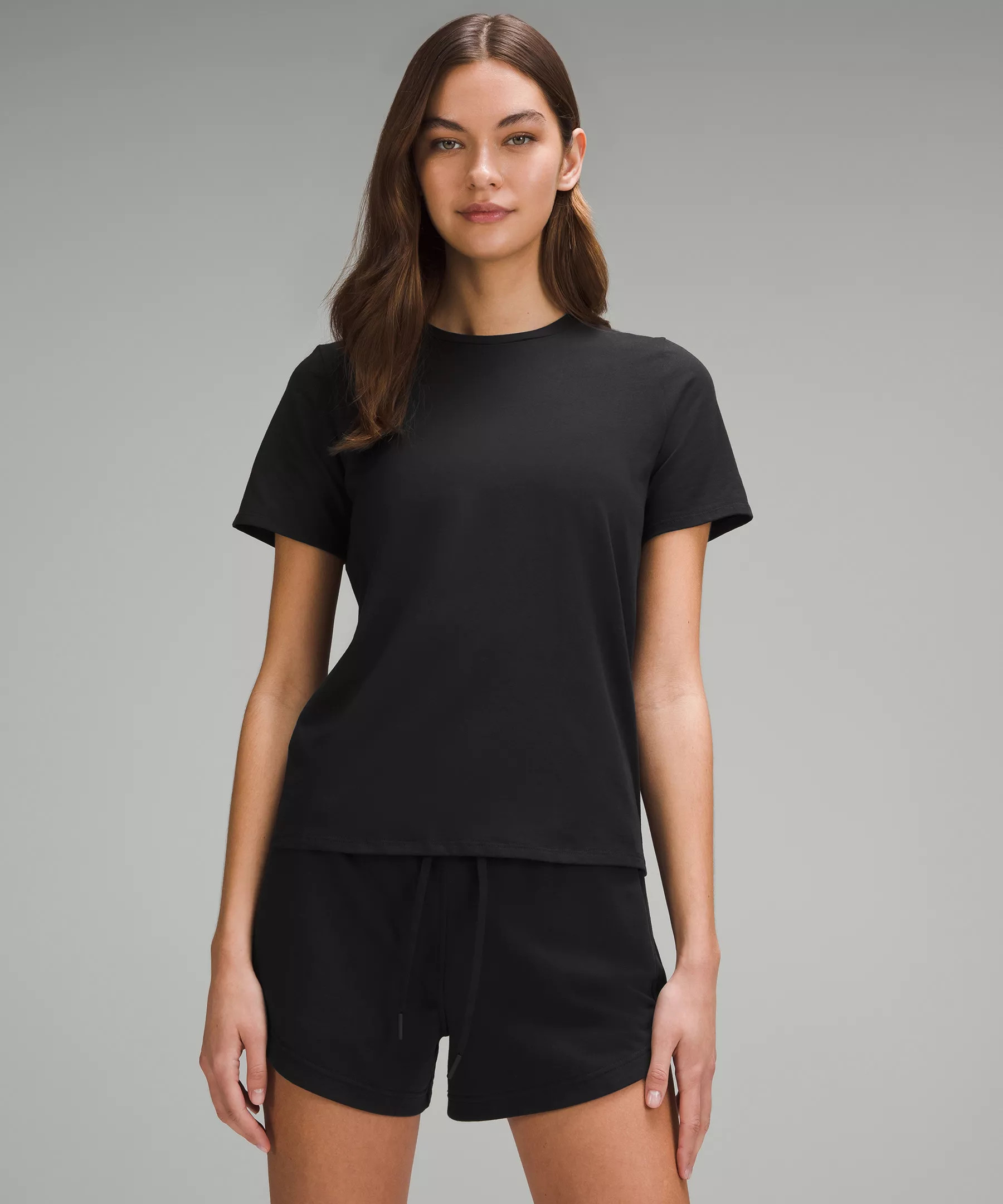 Organic Cotton Straight-Hem Crewneck T-Shirt | Lululemon (US)