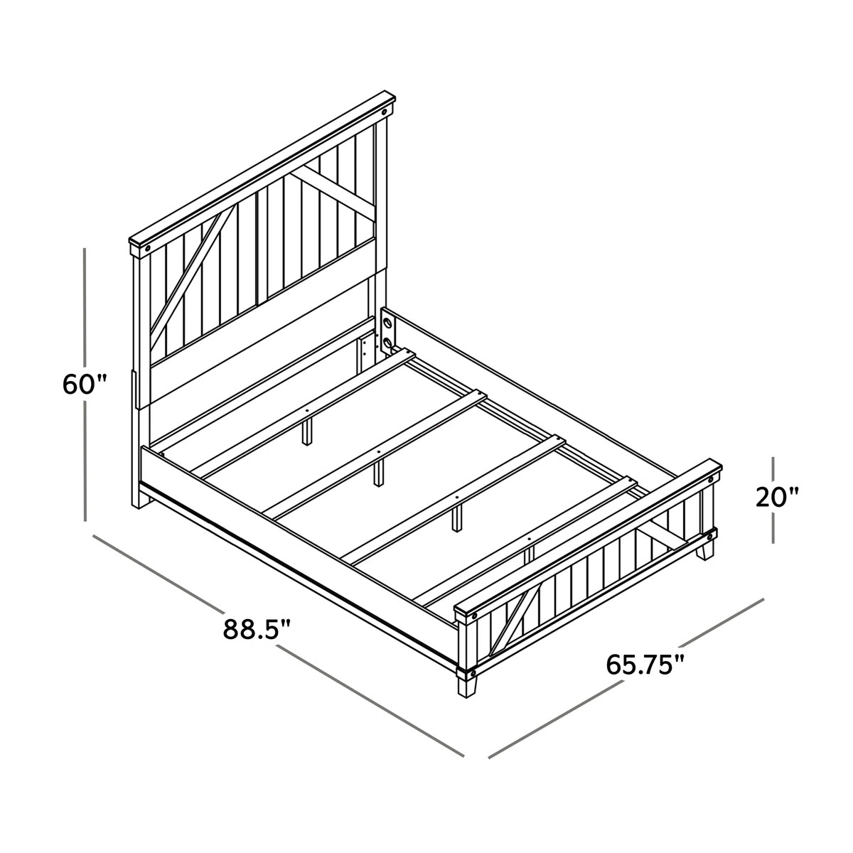 Baguenaudier Panel Bed | Wayfair North America