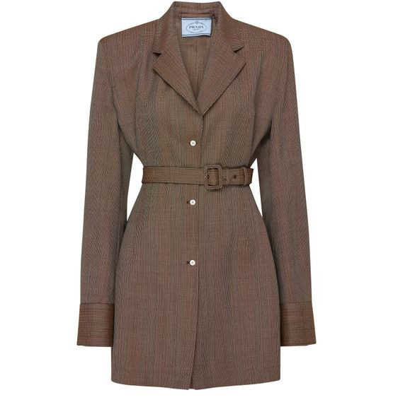 Belted blazer - PRADA | 24S US