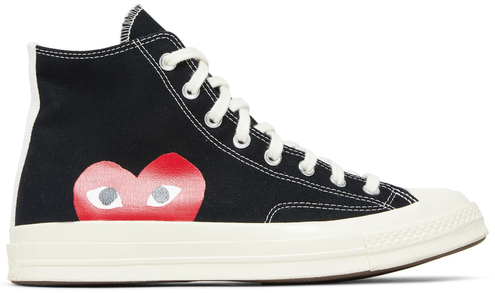 Comme des Garçons Play x Converse Chuck 70 High 'Black' | GOAT