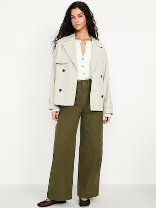 Extra High-Waisted Mariner Wide-Leg Pants | Old Navy (US)