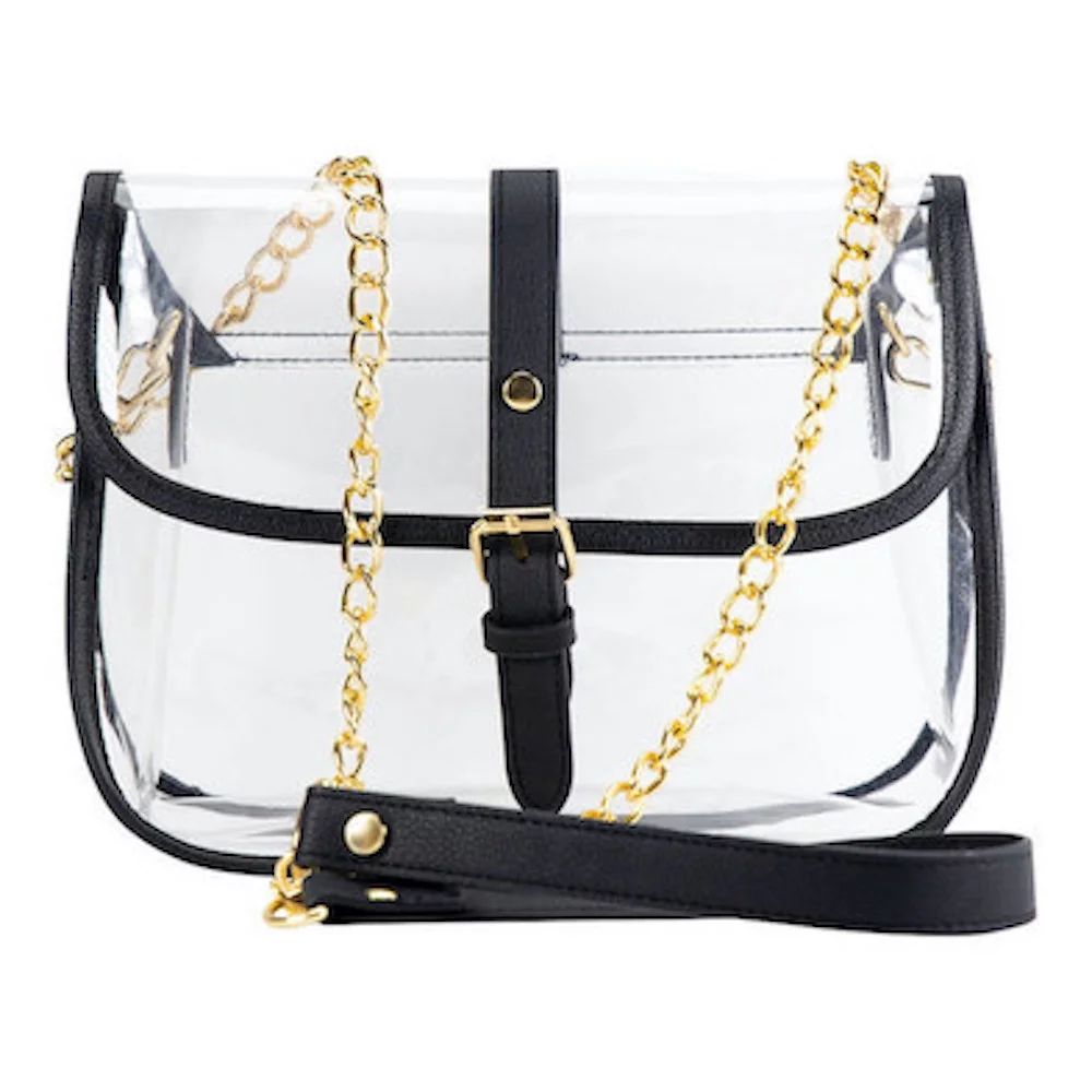 Clear Crossbody Purse Stadium Approved Women Saddle Shoulder Bag Medium (CH-J062 MED) Women’s H... | Walmart (US)