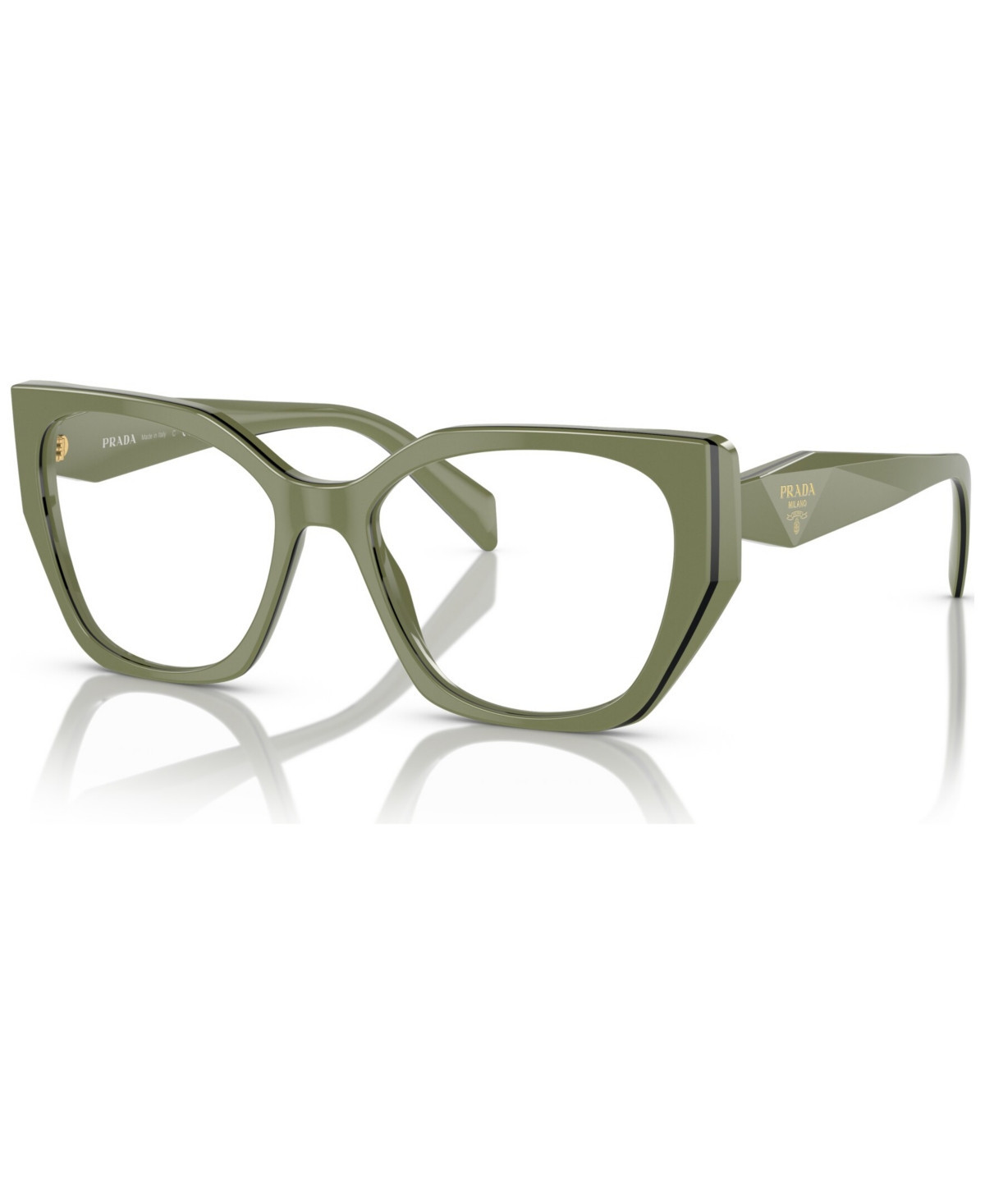 Prada Women's Eyeglasses, Pr 18WV 54 - Sage, Black | Macy's