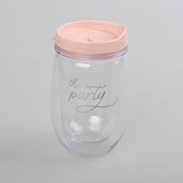 5ct Travel Wine Glasses Wife of the Party/The Party - Bullseye&#39;s Playground&#8482; | Target