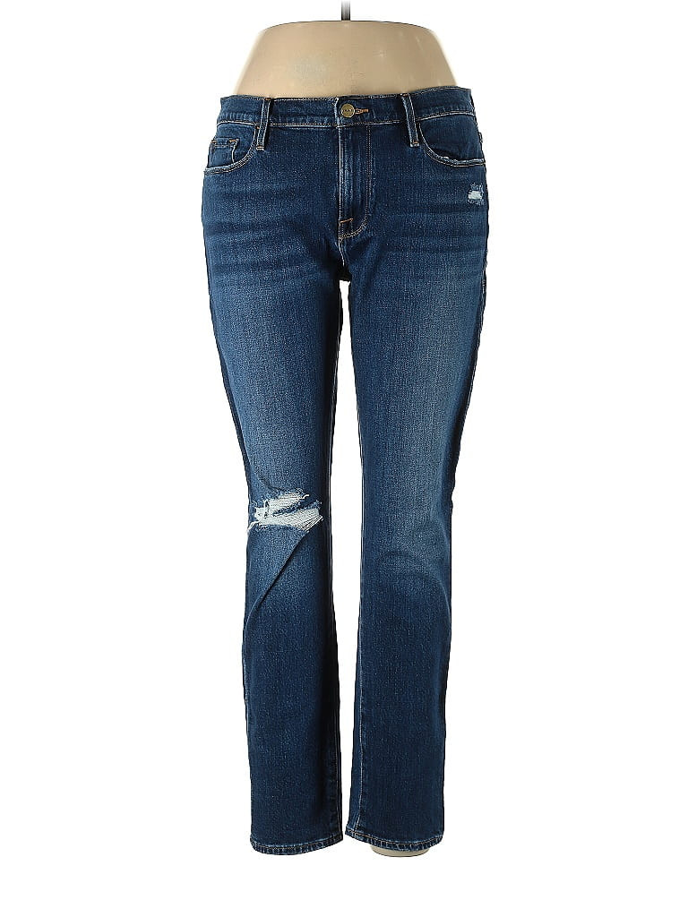 FRAME Tortoise Blue Jeans 31 Waist - 81% off | ThredUp
