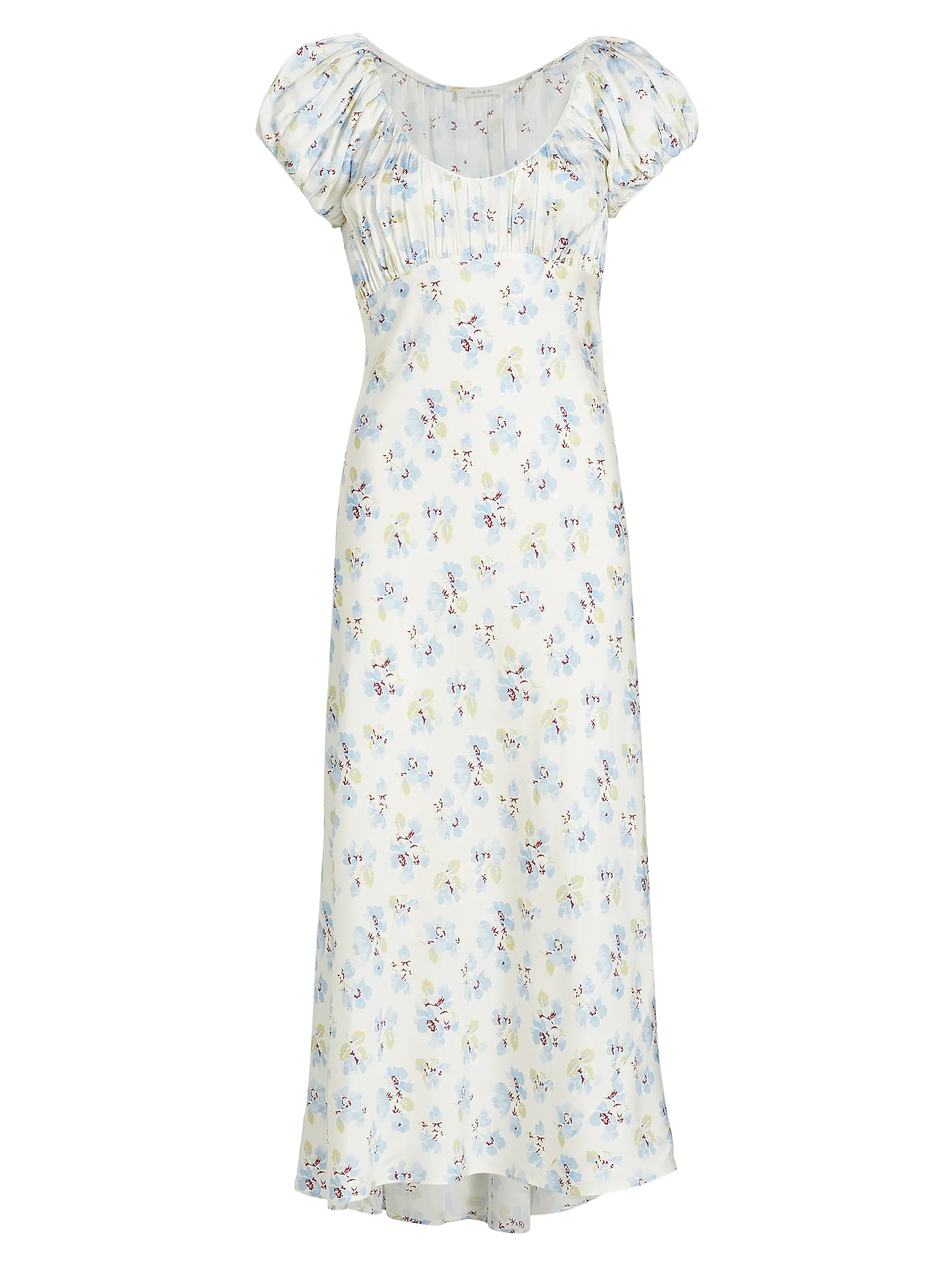 Florencia Silk-Blend Midi-Dress | Saks Fifth Avenue