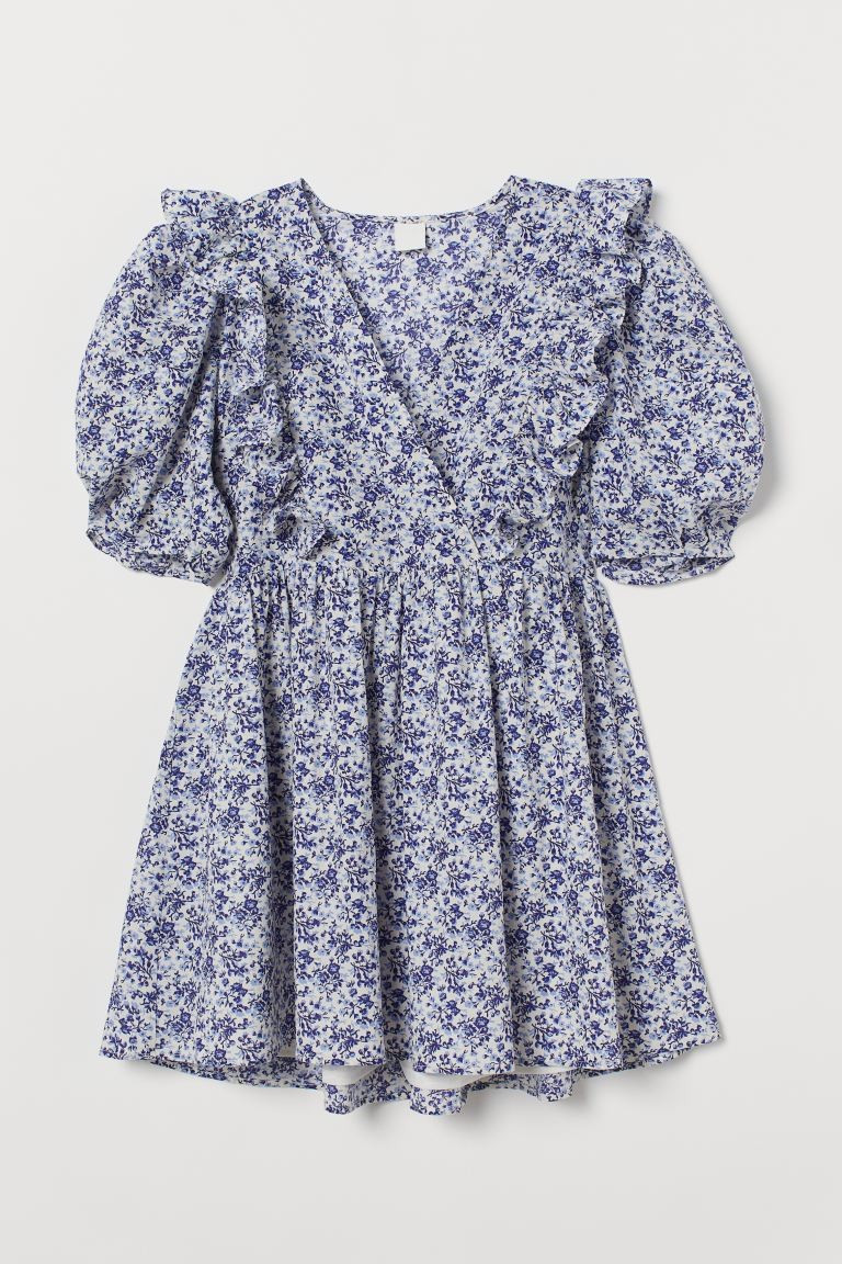 Puff-sleeved dress | H&M (UK, MY, IN, SG, PH, TW, HK)