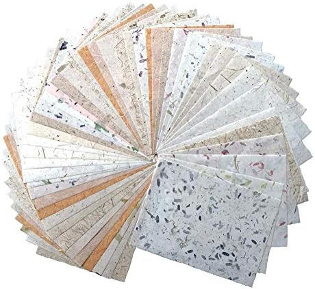 Amazon.com: 50 Sheets A4 Thin Mulberry Paper Sheets Art Tissue Washi Paper Design Craft Art Origa... | Amazon (US)
