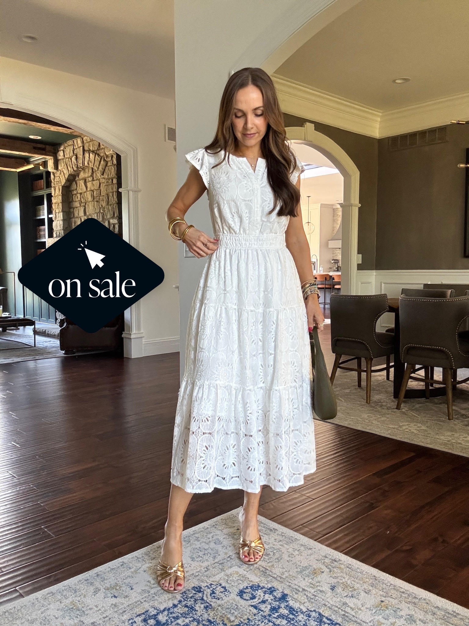 My @amazon dress is on sale- ends today! @Anthropologie sandals are 20% off with code MERRICK20 through Sunday!

#LTKSaleAlert