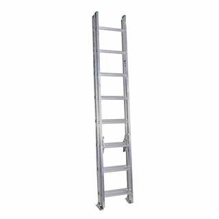 16 ft. Aluminum Extension Ladder (15 ft. Reach Height) with 225 lb. Load Capacity Type II Duty Ra... | The Home Depot