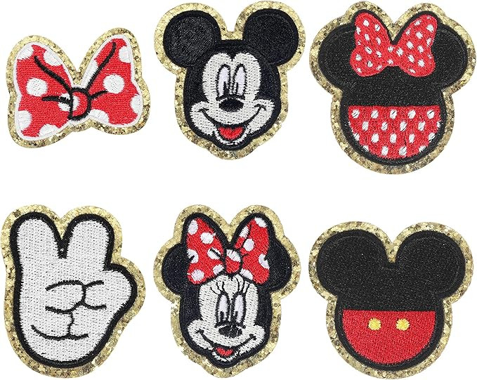 Iron On Embroidered Patches, Cartoon Animal DIY Appliques for T-Shirts, Jeans, Hats, Bags – Cut... | Amazon (US)