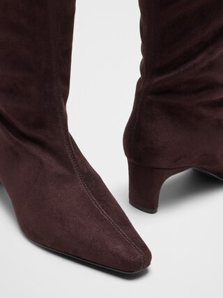 Vegan Leather Tall Slouch Boot | Banana Republic Factory