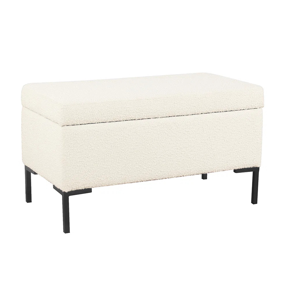 Briony Upholstered Flip Top Storage Bench | Wayfair North America