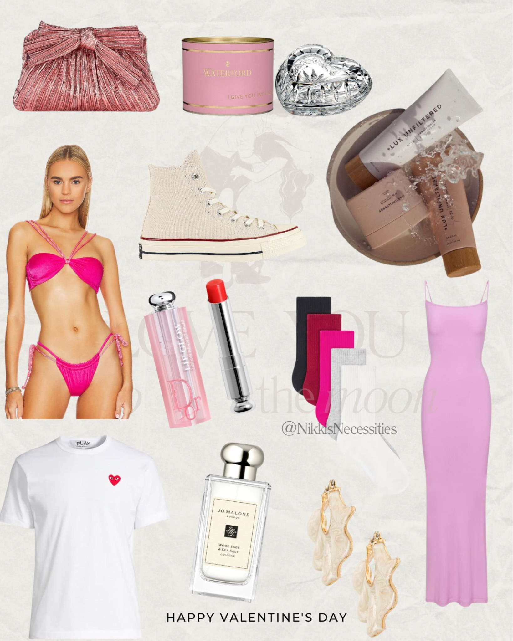 Valentine’s Day gift guide 
Valentine’s Day gift ideas 
Gift inspo 
Skims 
Comme des garçons
Saks 
Skims Valentine’s Day 
Baobab 
Revolve 
Bikinis 
Revolve swim 
Converse 
Lux unfiltered 
Body cream 
Body exfoliating 
Self tanning lotion 
Pink purse 
Glass heart 
Jo Malone 
Dior lip oil 


#LTKswim #LTKGiftGuide #LTKSeasonal