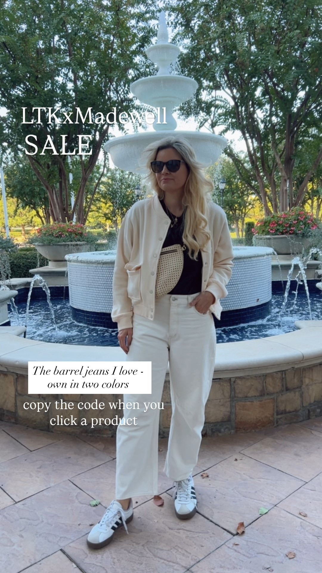 My favorite barrel jeans are part of the LTKxMadewell Sale. I love the frayed hem ones! I have them in two colors (cream and black) - so comfy and stylish 
Copy the code below for the sale when you click on a product 

#LTKSaleAlert #LTKxMadewell #LTKSeasonal