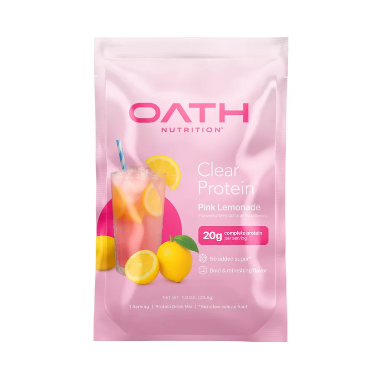 OATH Clear Whey Single Serve Pink Lemonade | Walmart (US)