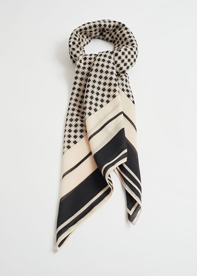 Graphic Printed Square Scarf | & Other Stories (EU + UK)