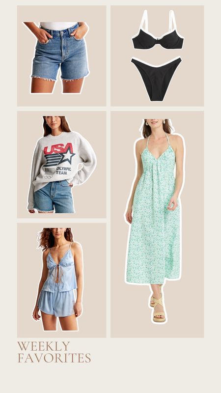 Weekly favorites!! We loved these styles this week!! They’re all so cute and perfect for the summer!!

Weekly favorites, summer style, summer outfits, summer dress, Abercrombie sweater, matching sleep set, denim shorts, swim 

#LTKfindsunder100 #LTKfindsunder50

#LTKSeasonal