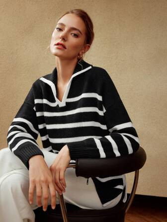 MOTF PREMIUM Jersey 100% puro lana | SHEIN