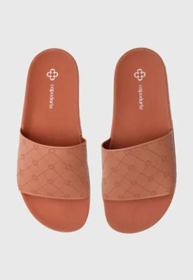 Chinelo Slide Capodarte Logo Rosa | Dafiti (BR)