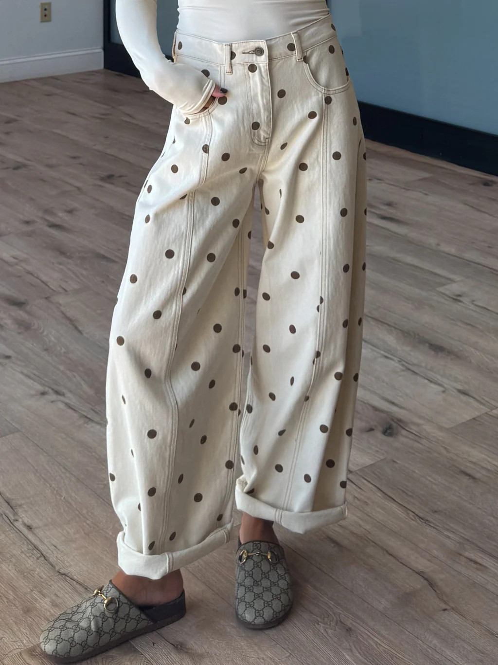 Dottie Barrel Jeans | Brown | Shop Talulah