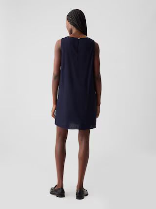 Linen-Blend Shift Mini Dress | Gap (US)