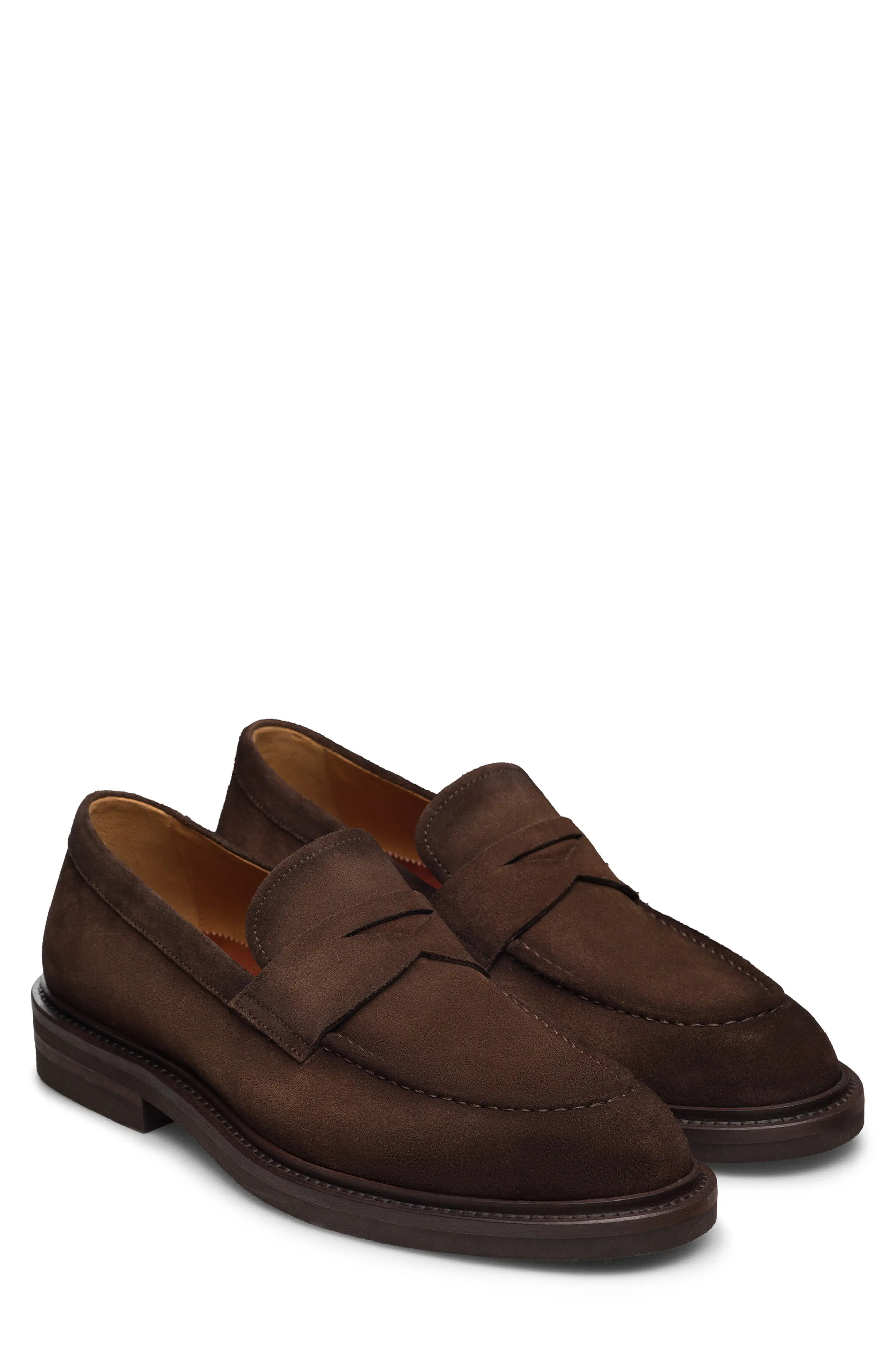 Magnanni Barretta Suede Penny Loafer (Men) | Nordstrom | Nordstrom