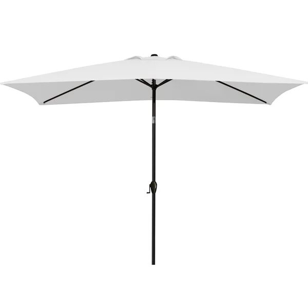 Lylah 10' x 6.5' Rectangular Market Umbrella | Wayfair Professional