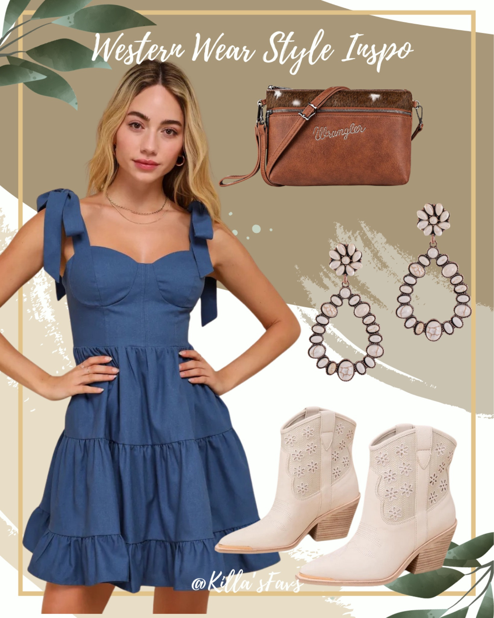 Western wear is trending for 2024🤠

Make sure you have some key western pieces to spice up your wardrobe this spring and summer! Plus, who doesn’t love a little country😉

#westernwear #western #cowboy #cowgirl #trending #trendingstyle #trendy #spring #springfashion #country #boots #denim 

#LTKFestival #LTKitbag #LTKstyletip
