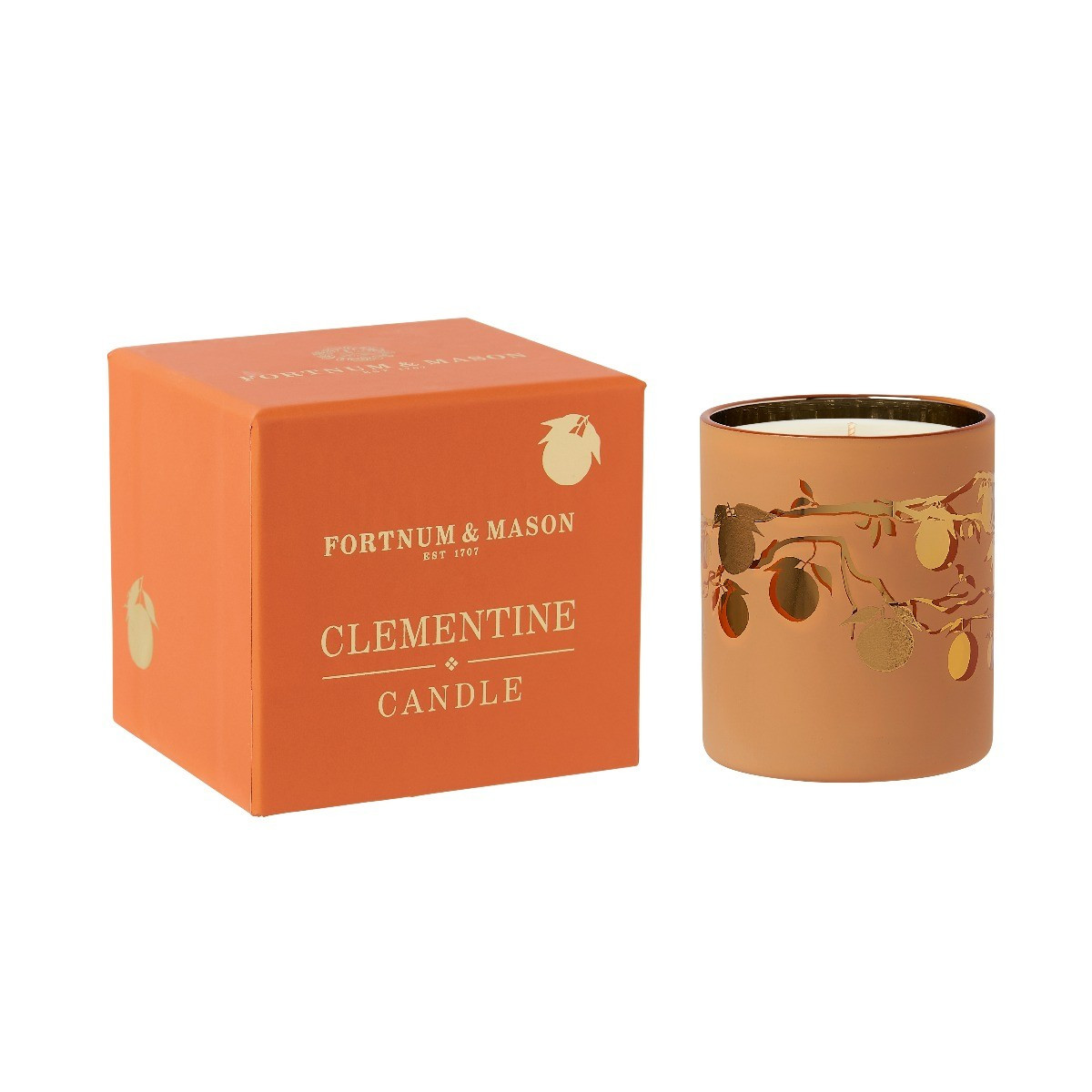 Fortnum's Four Seasons Clementine Votive Candle, 75g | Fortnum & Mason