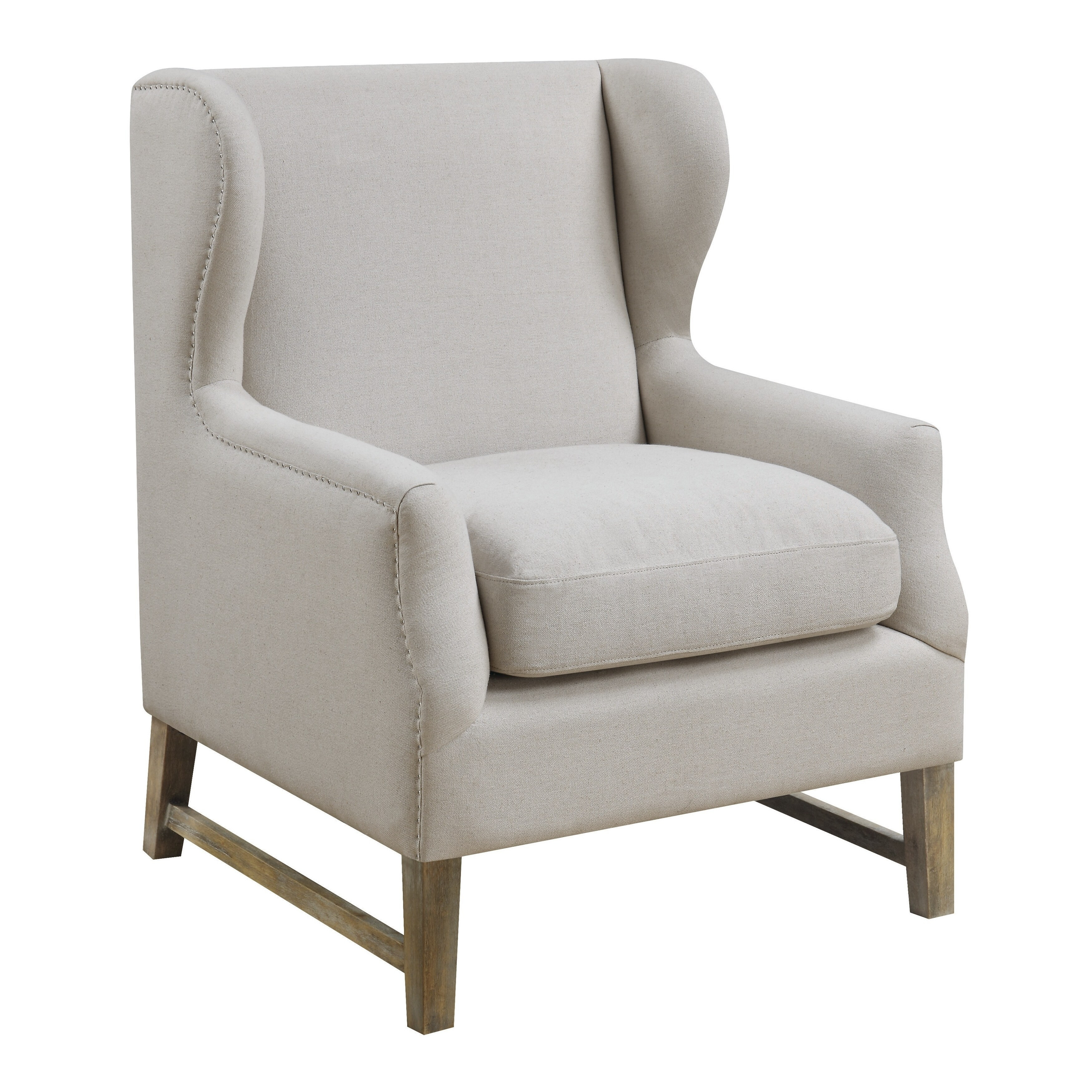 Traditional Cream Accent Chair - 31" x 32.75" x 40.50 | Bed Bath & Beyond
