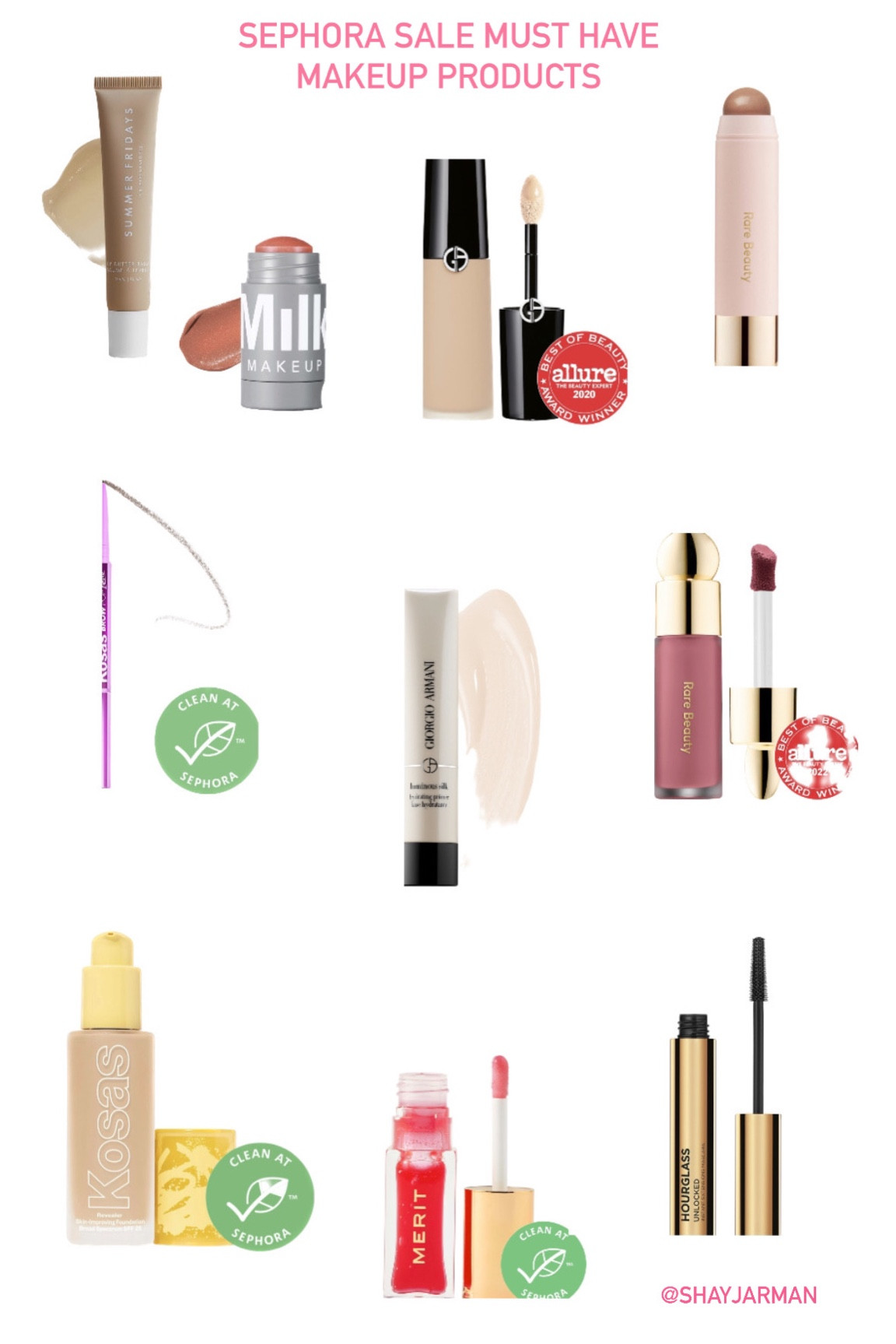 Sephora sale must have makeup! I use all these products daily and couldn’t recommend them enough🩷🩷

#LTKfindsunder100 #LTKHolidaySale #LTKfindsunder50