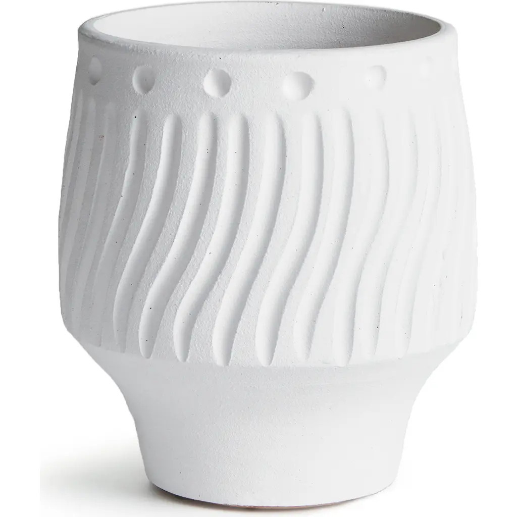 Napa Home & Garden Larson Decorative Cachepot in White at Nordstrom | Nordstrom