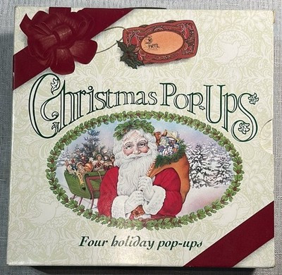 Vintage "A Treasury Collection" "Christmas Pop-Ups" 4-Holiday Books - EUC (Mint) | eBay US