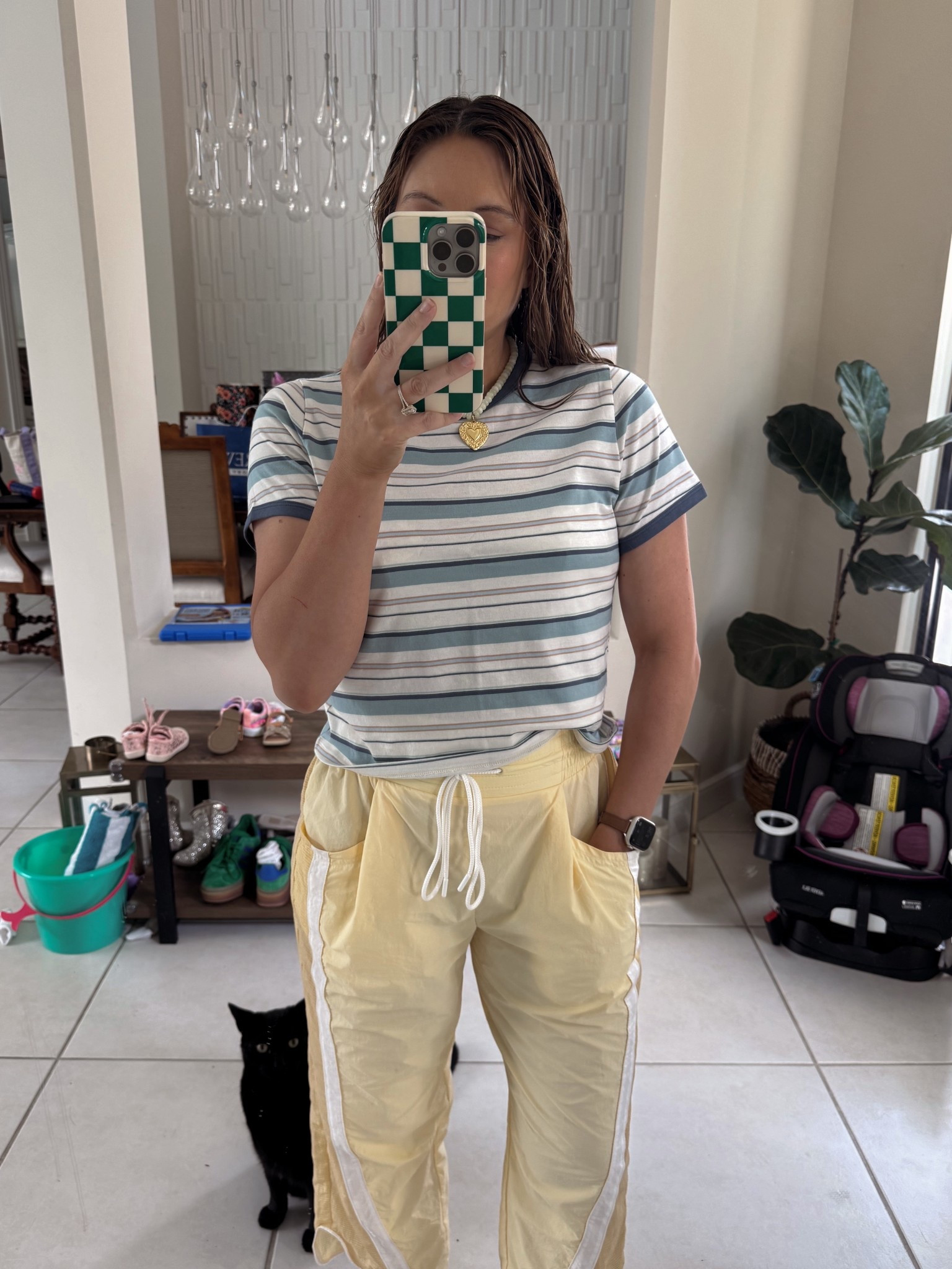 I love these pants if you can’t tell 🤣 
Wearing a small in top & bottom 

#LTKootd