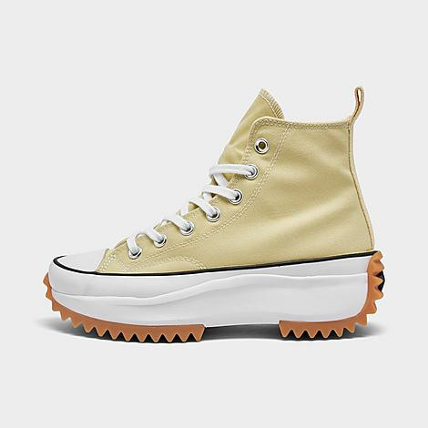 Converse Women's Run Star Hike High Top Platform Sneaker Boots in Yellow/Lemon Drop Size 9.0 Canvas | Finish Line (US)