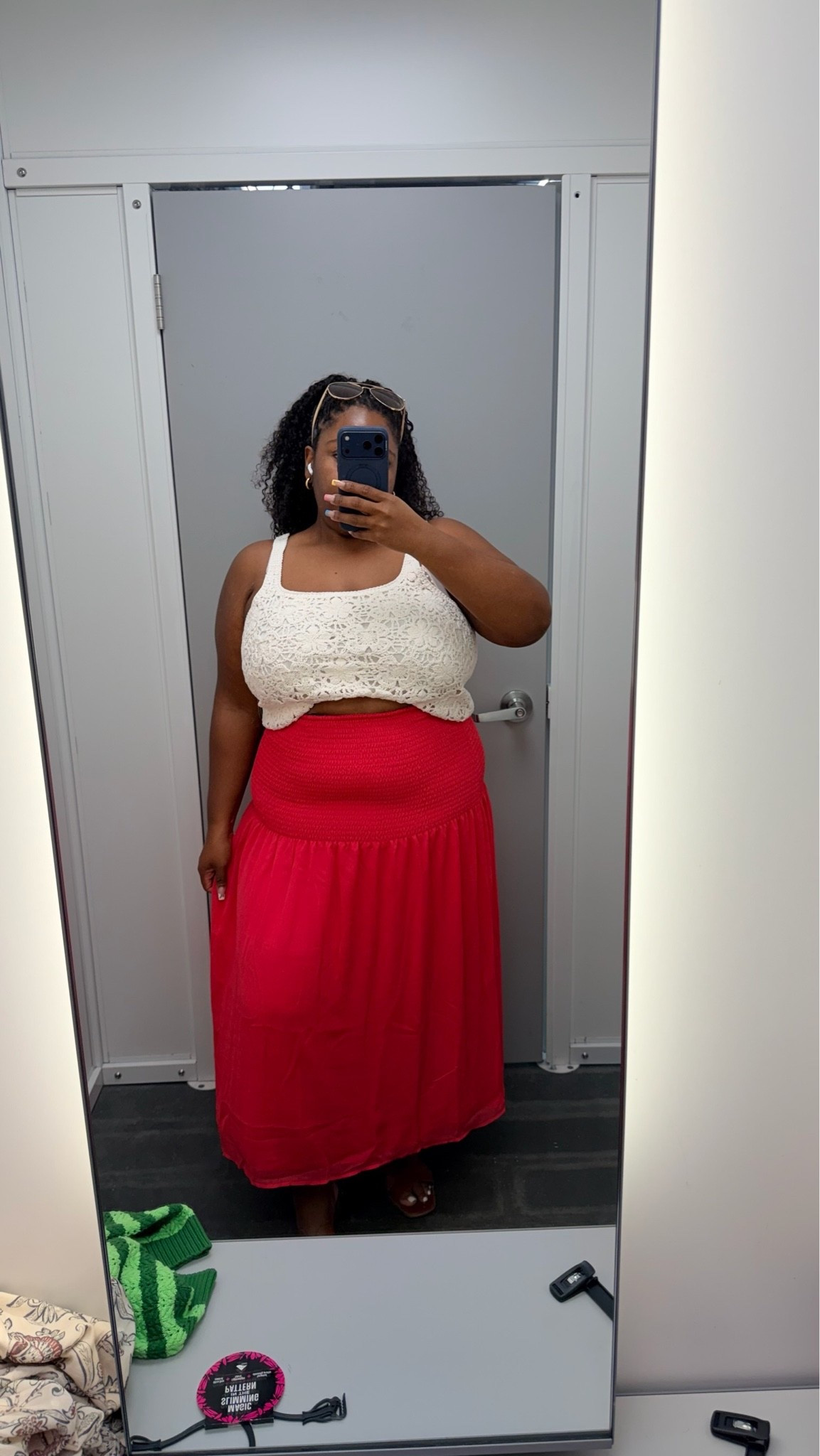 ✨ This Scoop Smocked Maxi Skirt with a shirred waist will make the perfect addition up your closet I paired it with the Square Neck Crochet Cotton Tank Top!

#LTKootd #LTKgrwm #LTKPlusSize