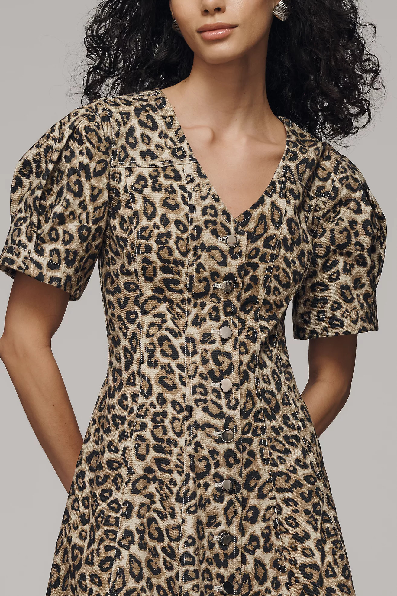Arose Studio Jessamine 100% Cotton Midi Shirt Dress | Anthropologie (US)
