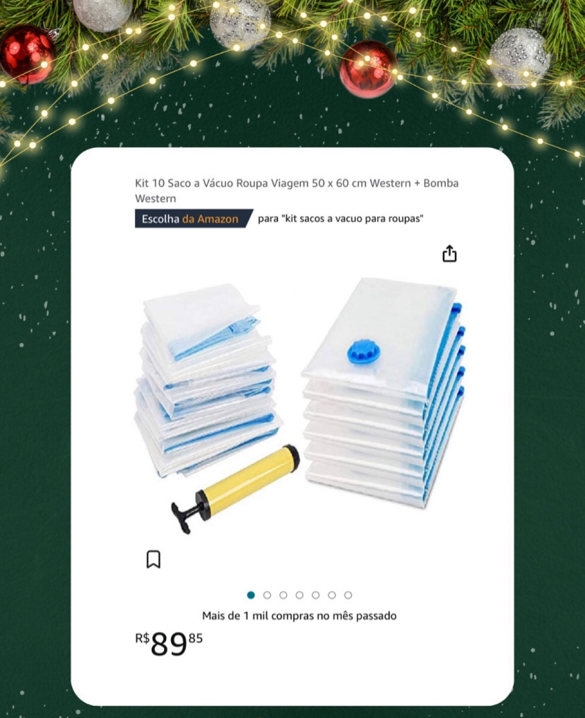 Kit 10 Saco a Vácuo Roupa Viagem 50 x 60 cm Western + Bomba Western

#LTKhome #LTKbrasil