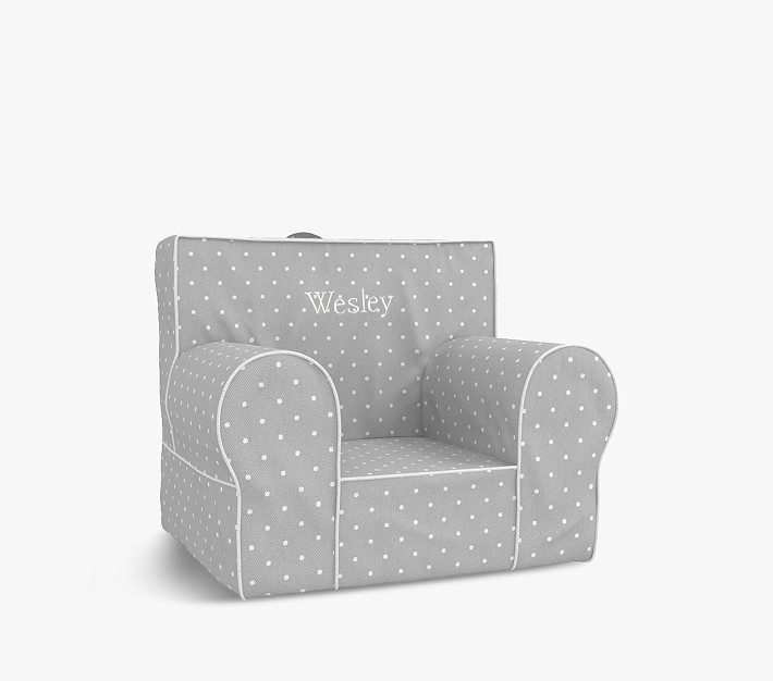 My First Anywhere Chair®, Gray Pin Dot | Pottery Barn Kids