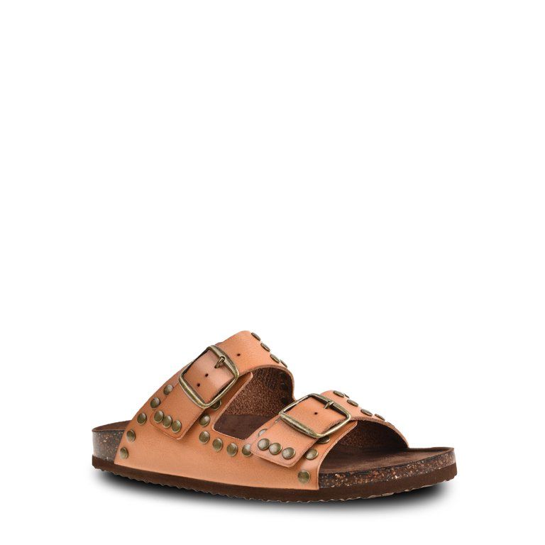 PORTLAND by Portland Boot Company Women's Studded Footbed Sandals - Walmart.com | Walmart (US)