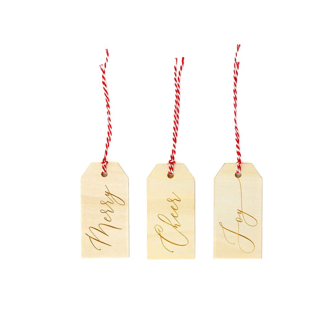 Etched Wood Gift Tag Set | My Mind's Eye
