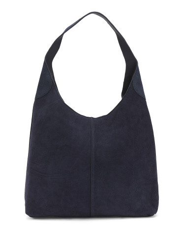 Leather Suede Hobo Bag | TJ Maxx