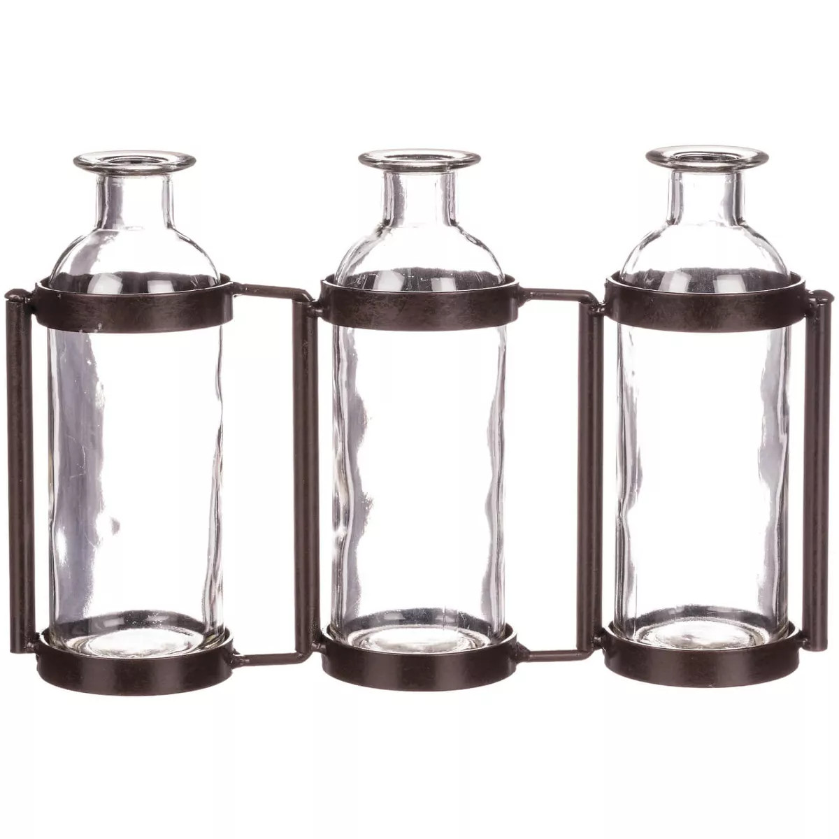 Sullivans Three Bottle Vase 6.5"H Clear | Target