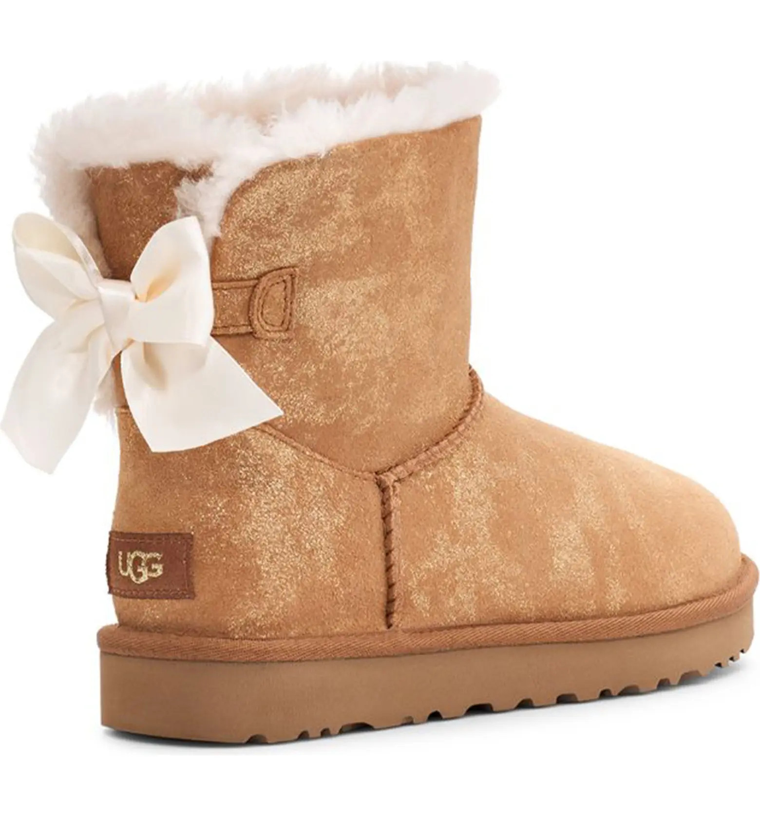 Mini Bailey Bow Glimmer Boot | Nordstrom Rack