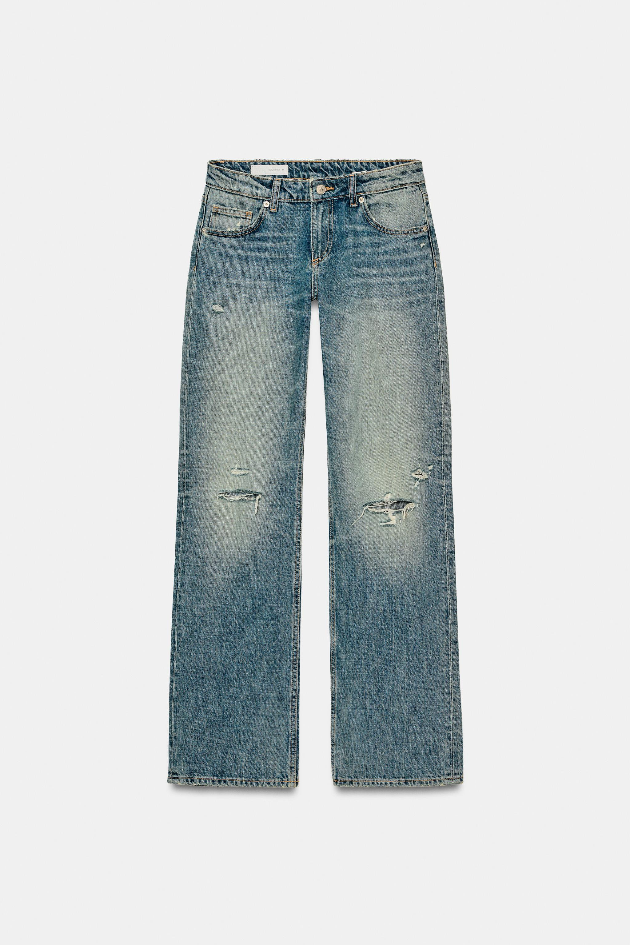 JEAN TRF WIDE LEG TAILLE BASSE | Zara US